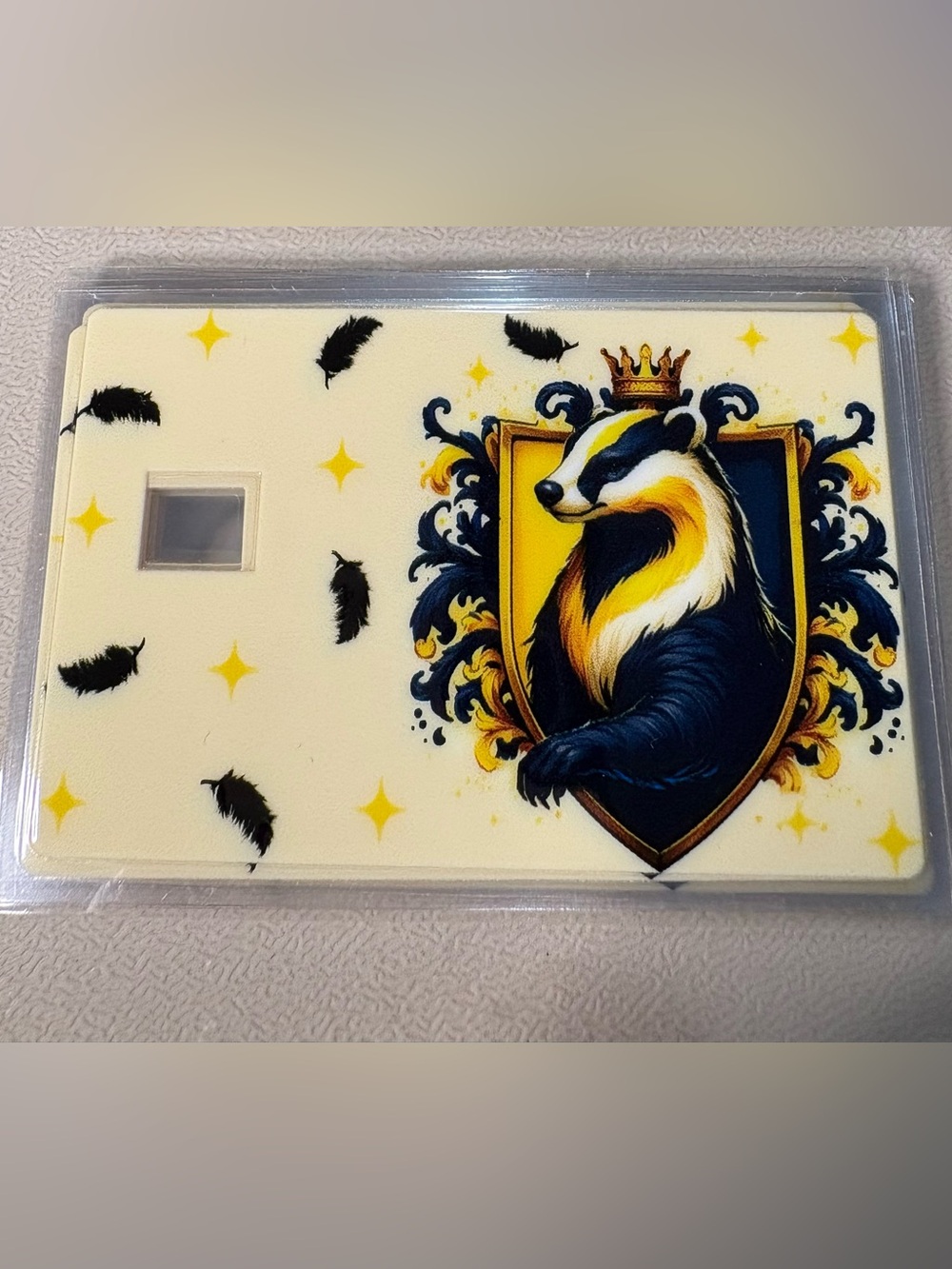 Regal Badger Crest Card Skin - Unbranded